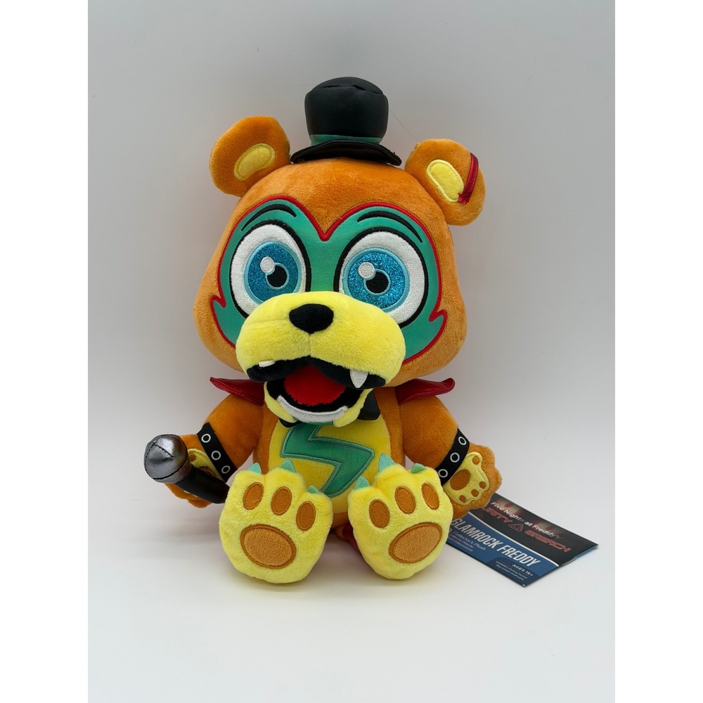 Sanshee Five Nights at Freddys Security Breach Glamrock Freddy Plush 13 inch NWT